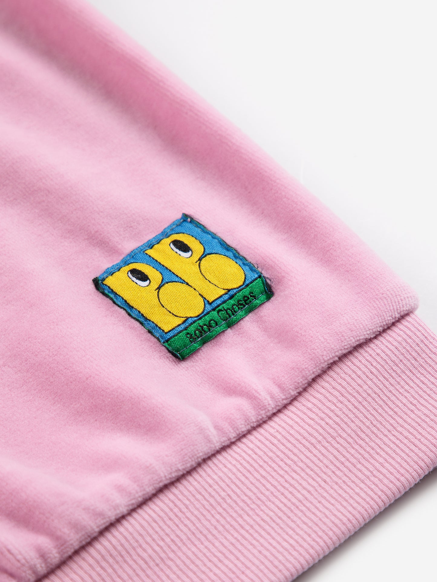 Booo Bo Choses Tag velvet sweatshirt