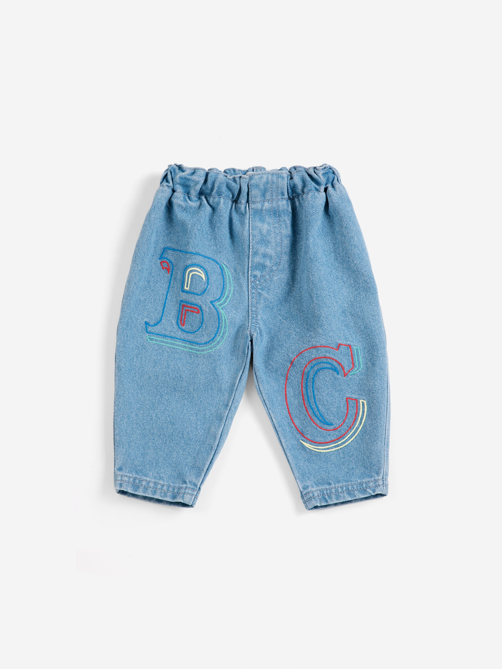 B.C. Embossed denim pants