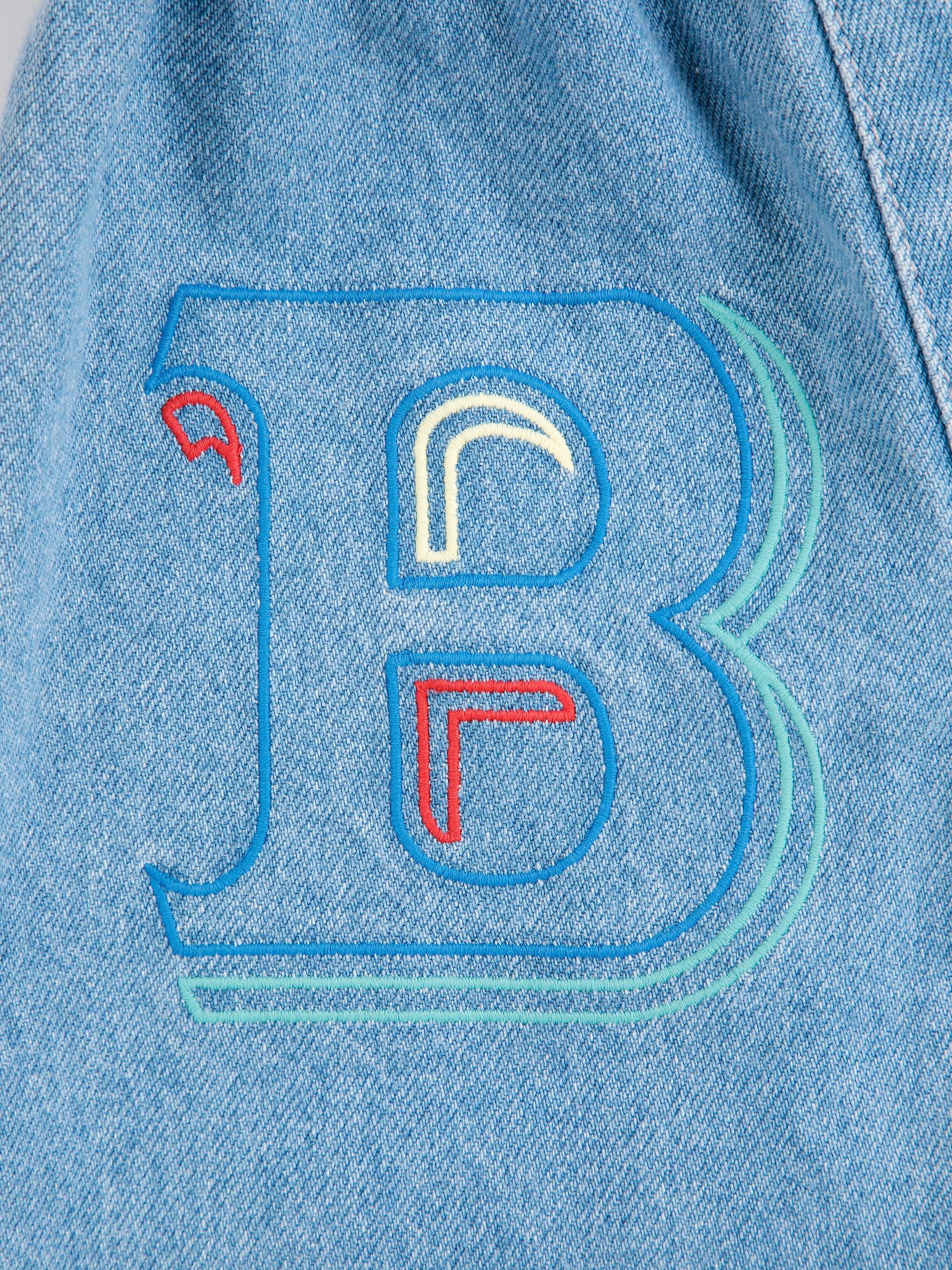 B.C. Embossed denim pants