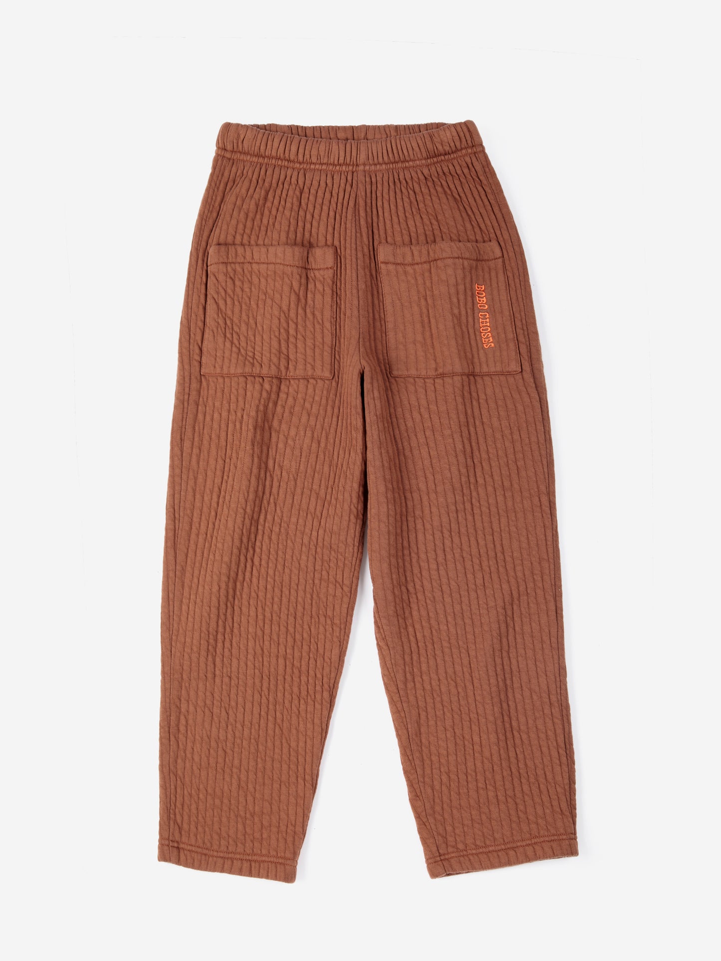 Quilted jogging pants