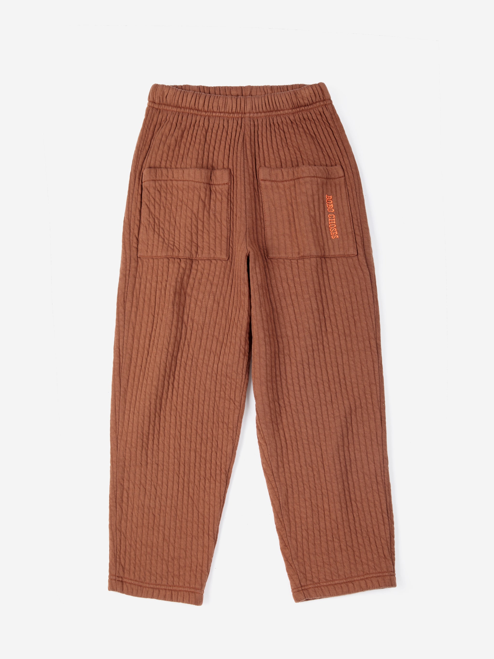 Quilted jogging pants