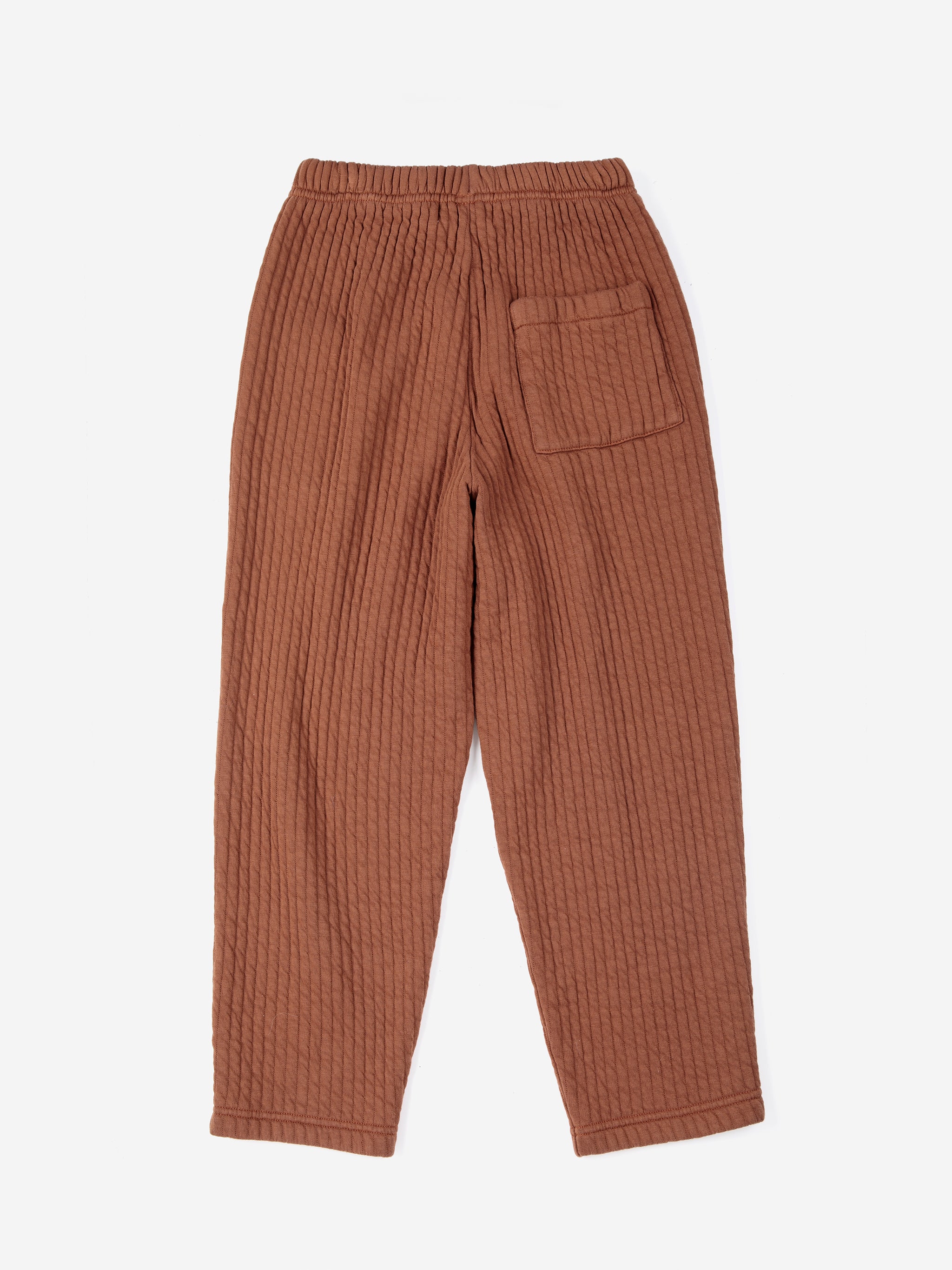 Quilted jogging pants