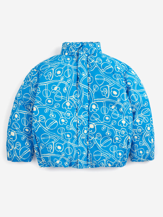 Sketchy Flowers All Over anorak