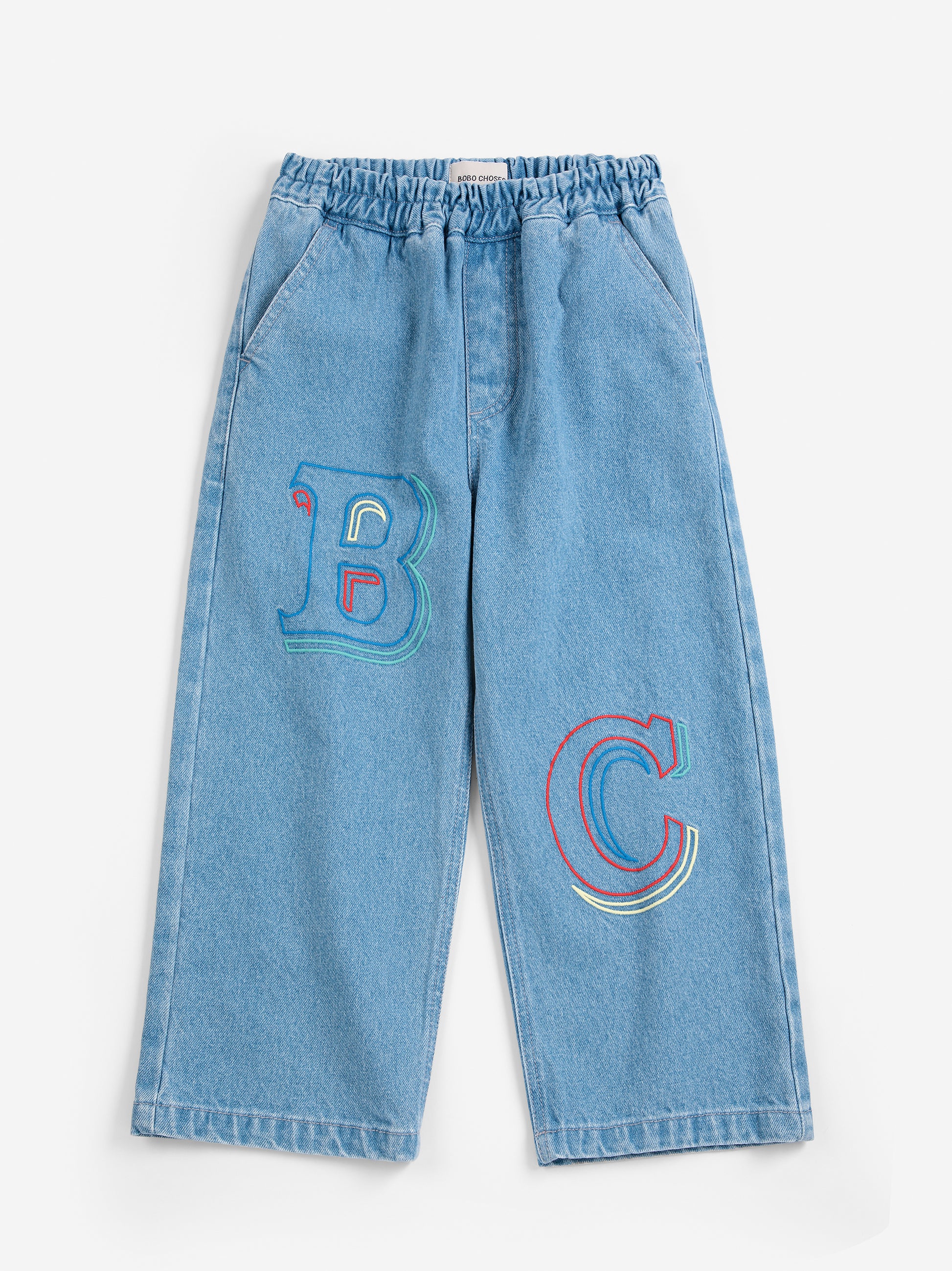 Bobo Choses Embossed denim pants
