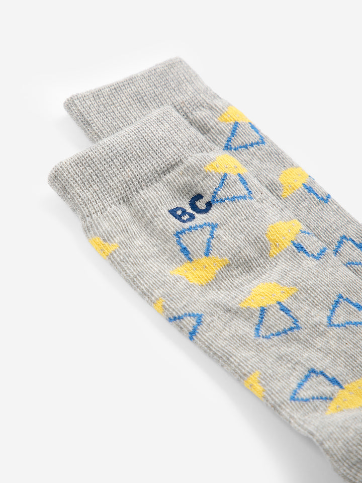 Pixel Abduction all over long socks