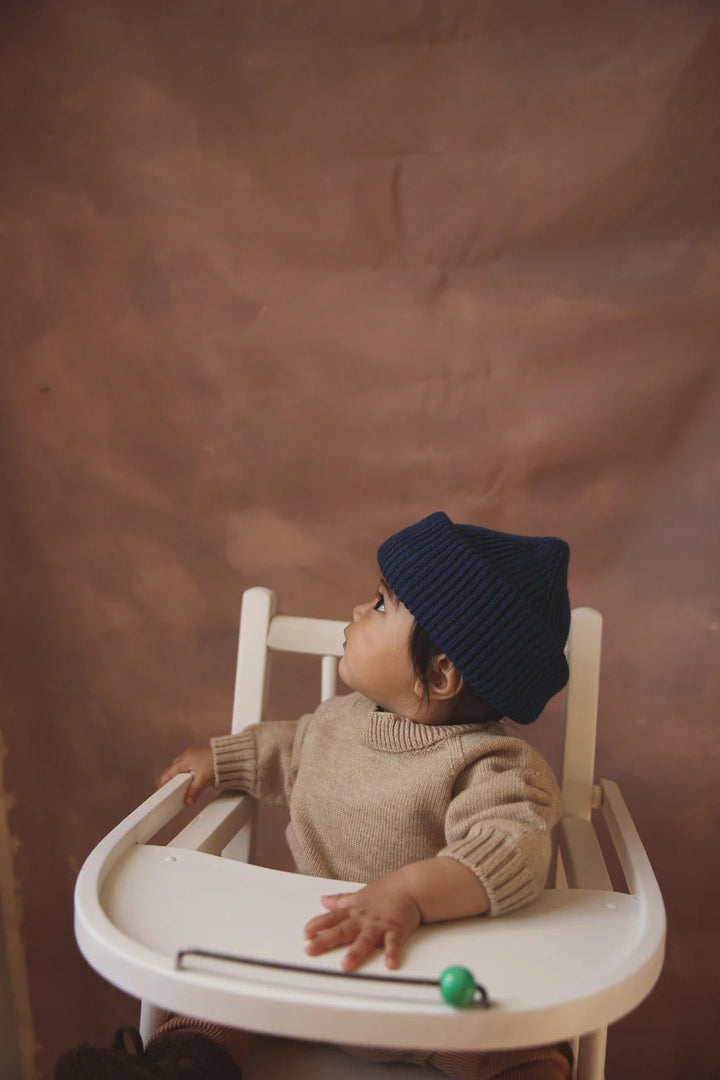 Beanie Fonzie Kids - Blue