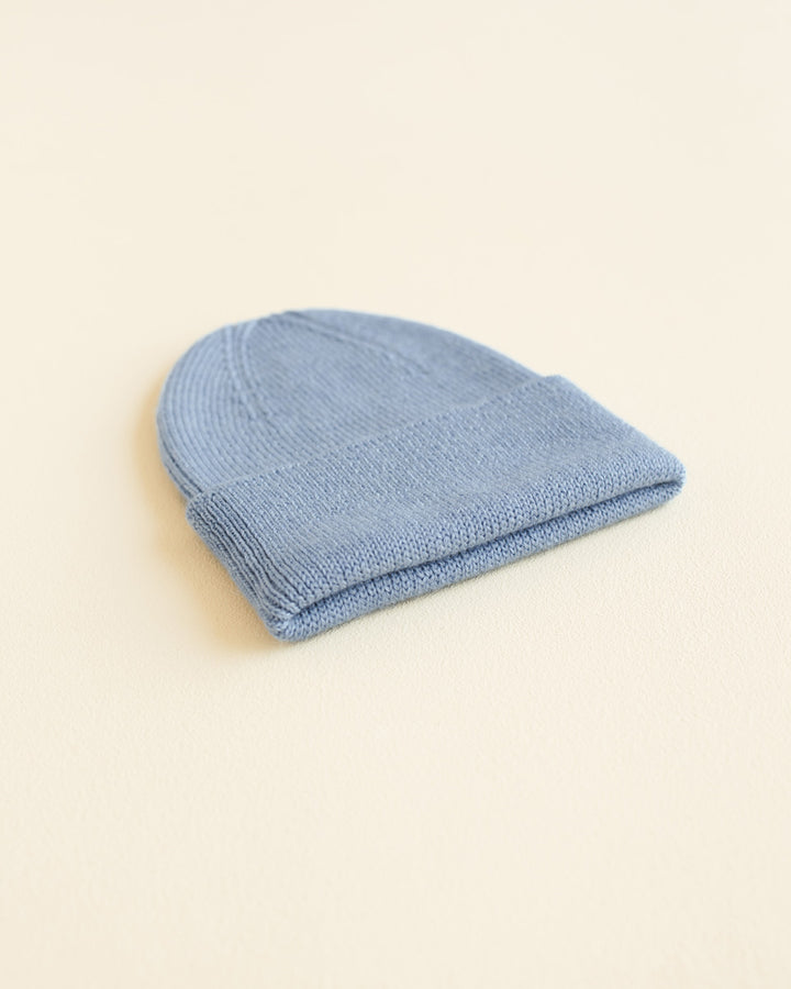Beanie Fonzie Newborn - Light Blue