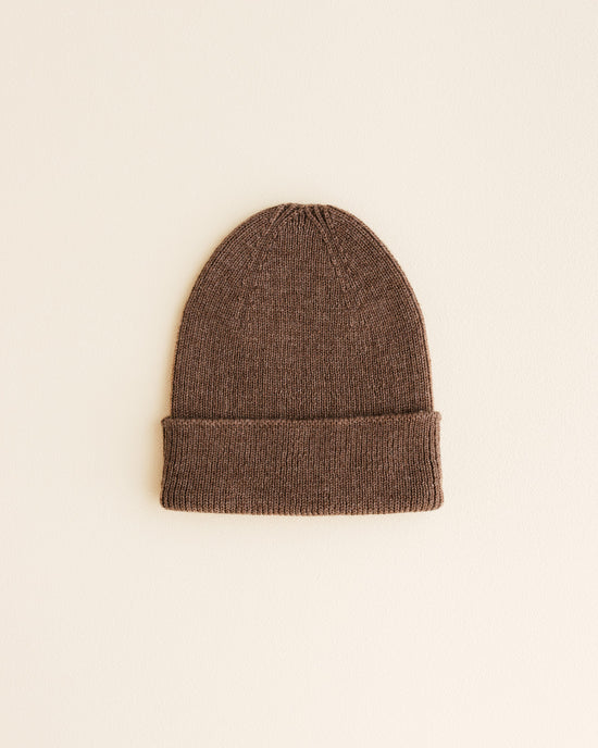 Beanie Fonzie Newborn - Mocha