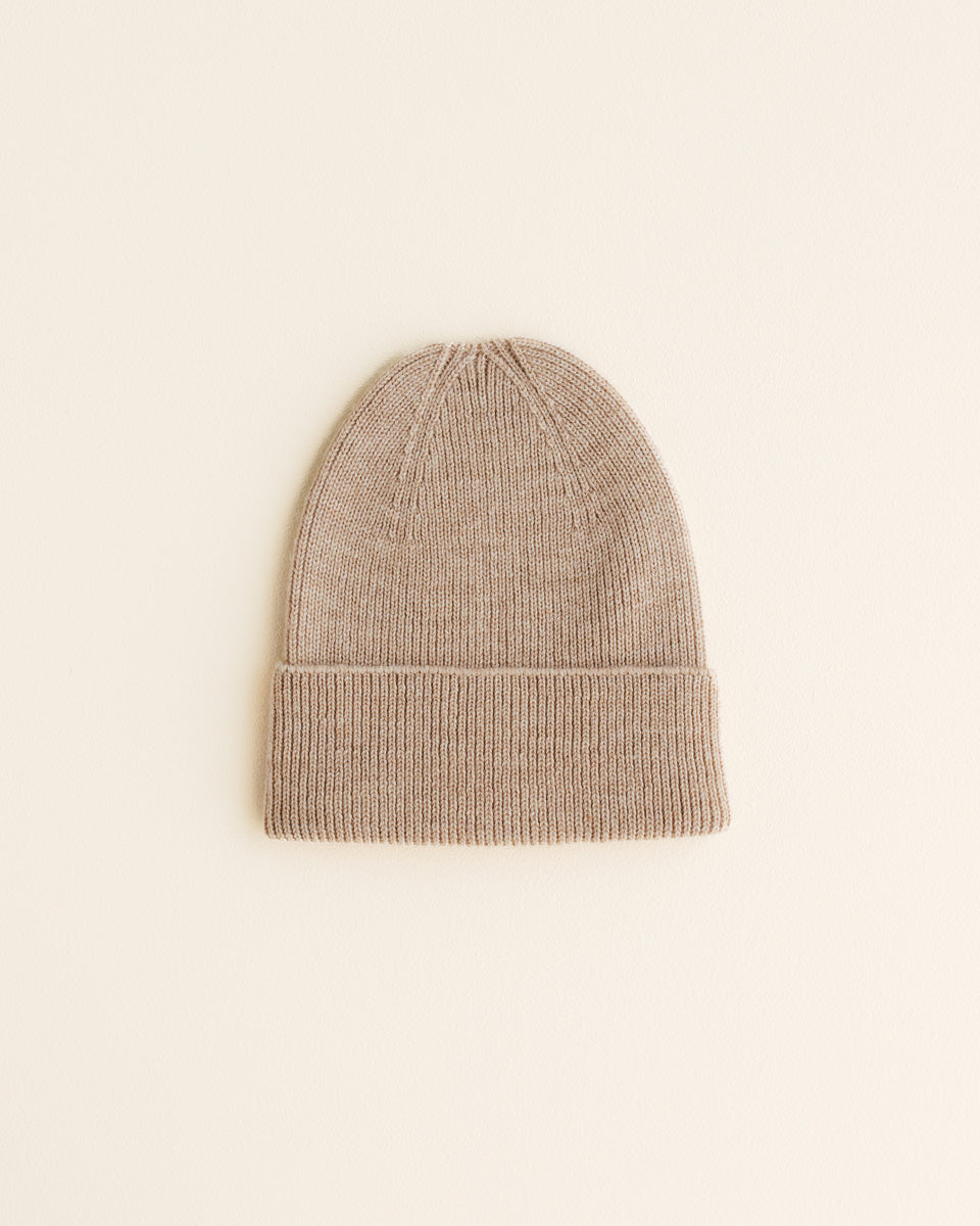 Beanie Fonzie Newborn - Sand