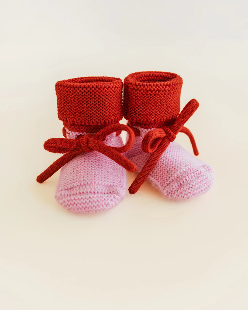 HVID Booties -  Cotton Candy/Red