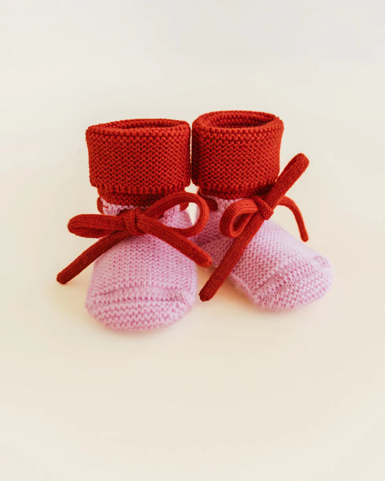 HVID Booties -  Cotton Candy/Red
