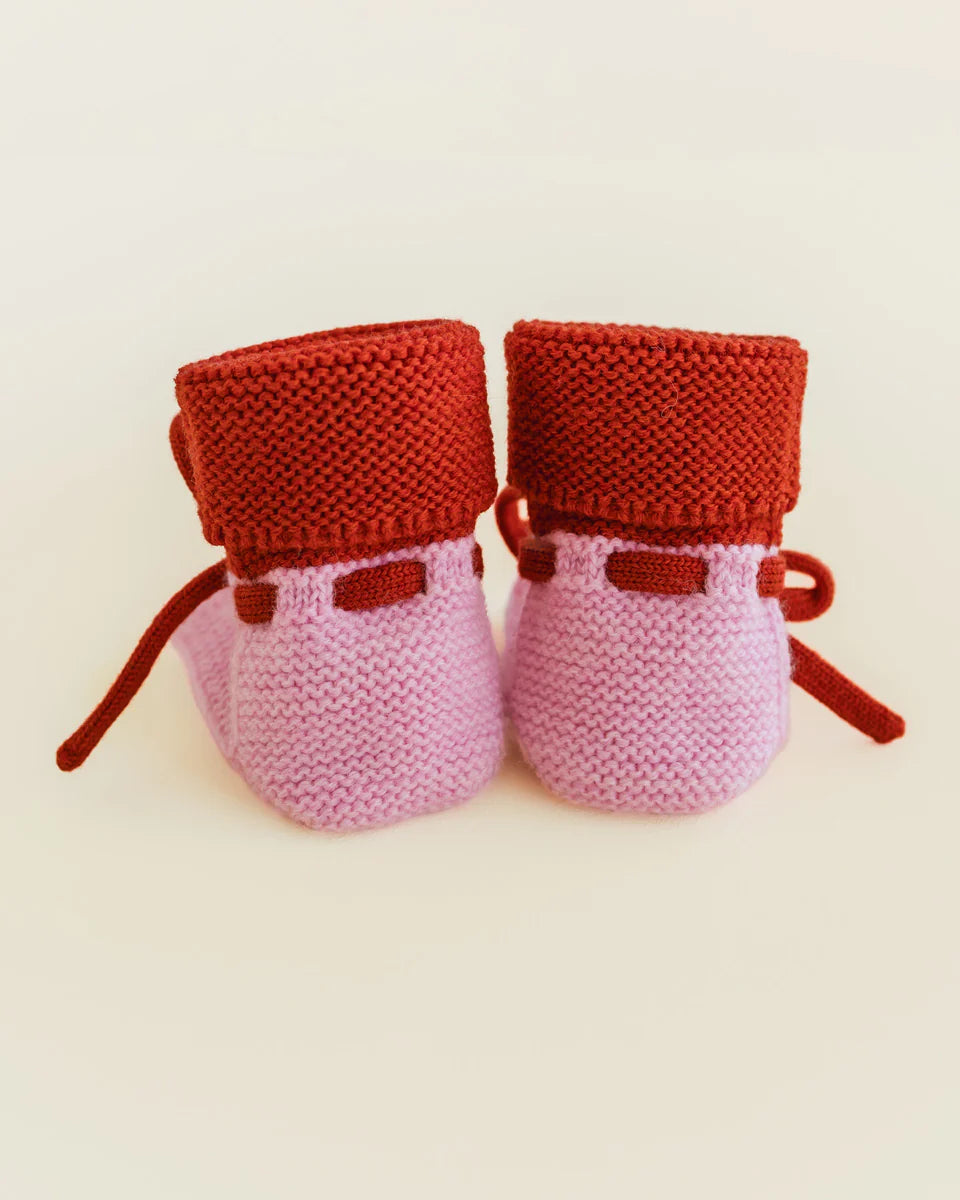 HVID Booties -  Cotton Candy/Red