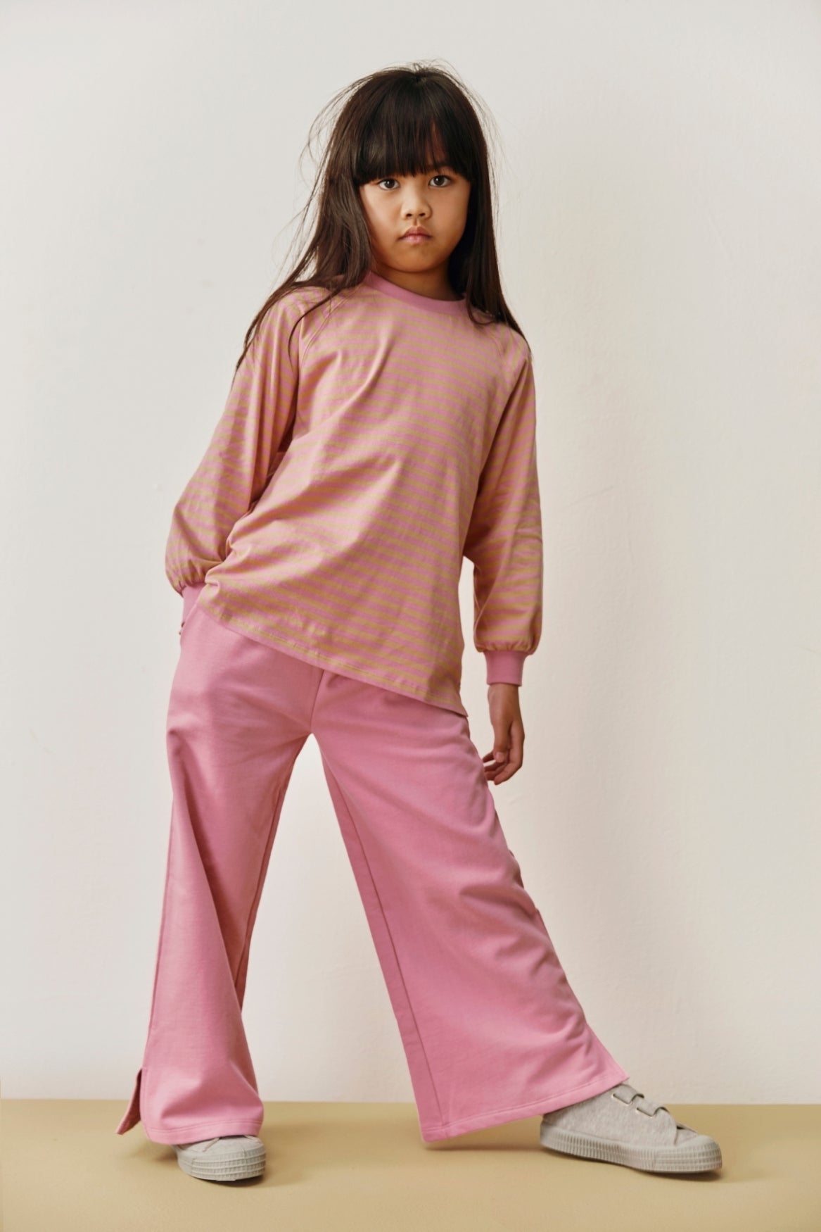 Straight Pants with Slit GOTS