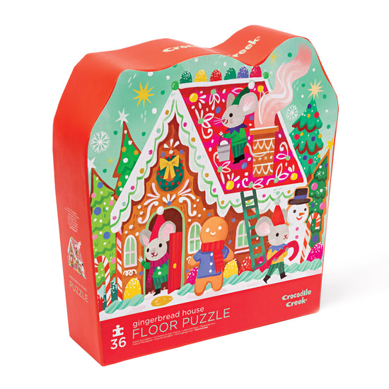 Shaped box puzzle - Gingerbread house 36 st.