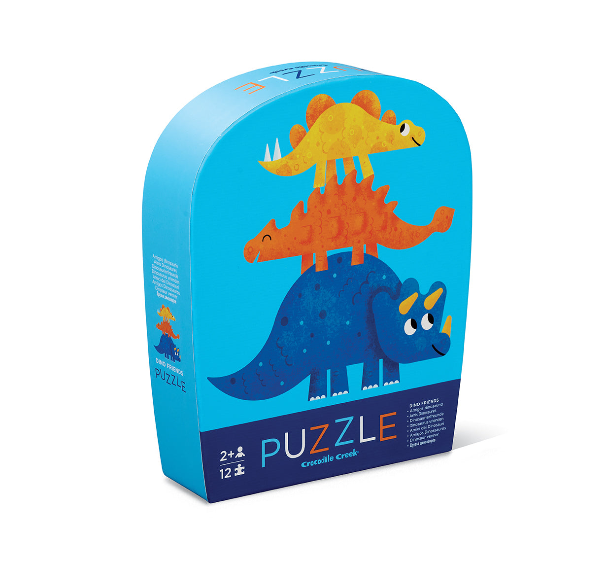 Shaped box puzzle - Dinosaurus vrienden 12 st.