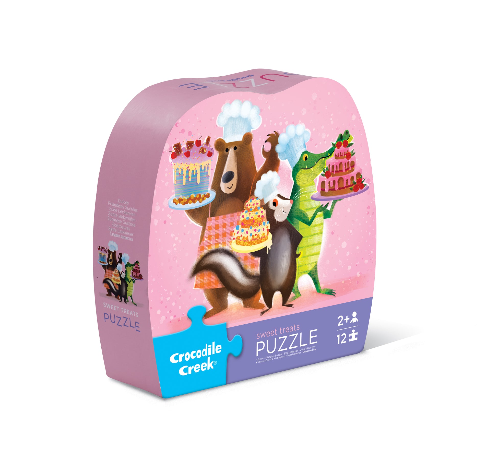 Shaped box puzzle - Sweet treats 12 st.