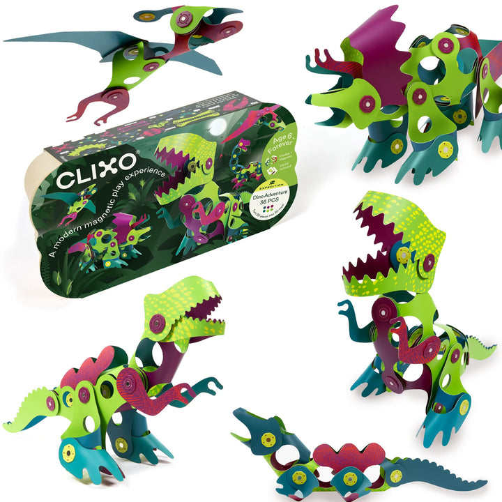 Clixo | Dino Series - Dino Adventure Pack