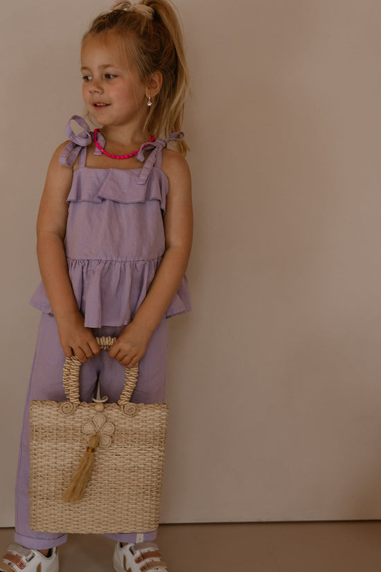 Loe ruffle top