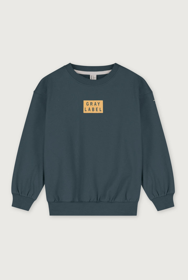 Logo Dropped Shoulder Sweater GOTS