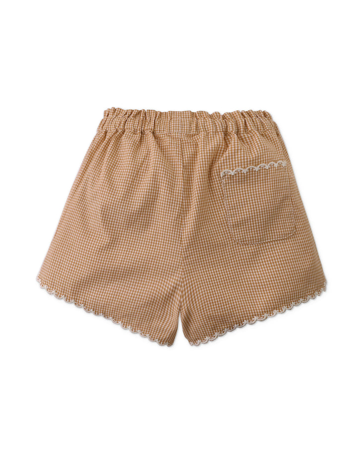 Gingersnaps- Short Gingham