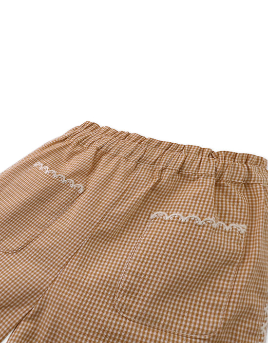Gingersnaps- Short Gingham