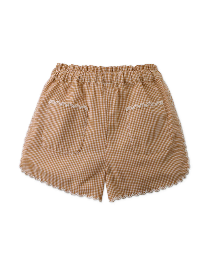 Gingersnaps- Short Gingham