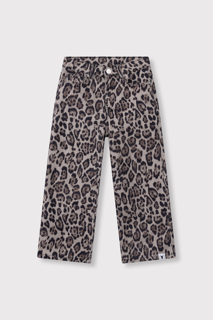 WIDE LEG JAGUAR DENIM PANTS