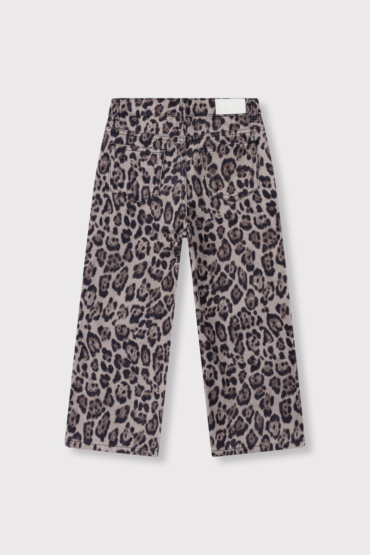 WIDE LEG JAGUAR DENIM PANTS