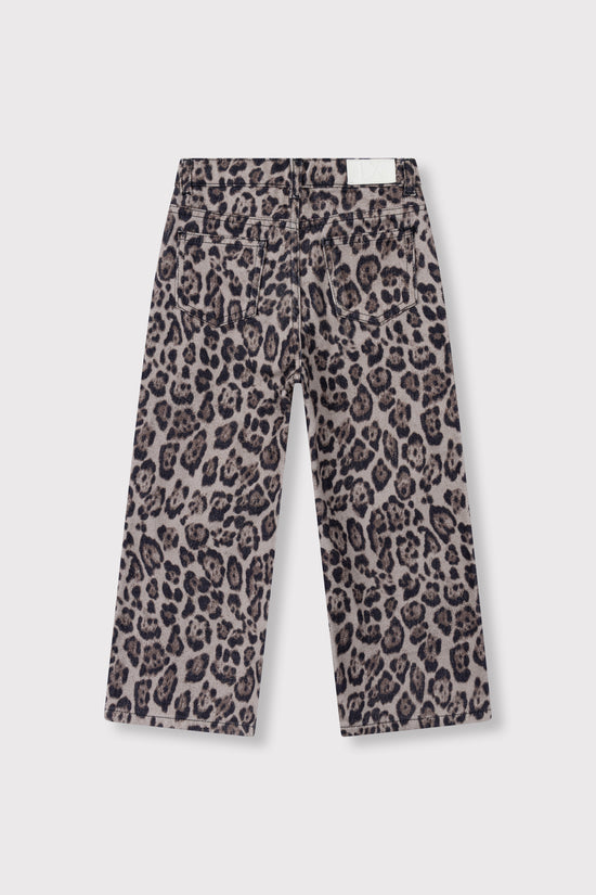 WIDE LEG JAGUAR DENIM PANTS