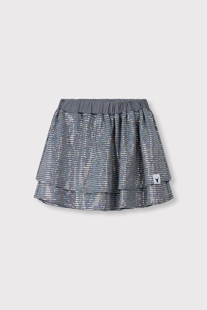 Kids knitted sparkle skirt