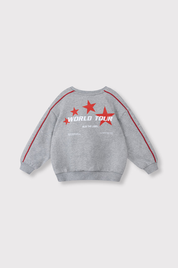 TEXT PRINT SWEATER