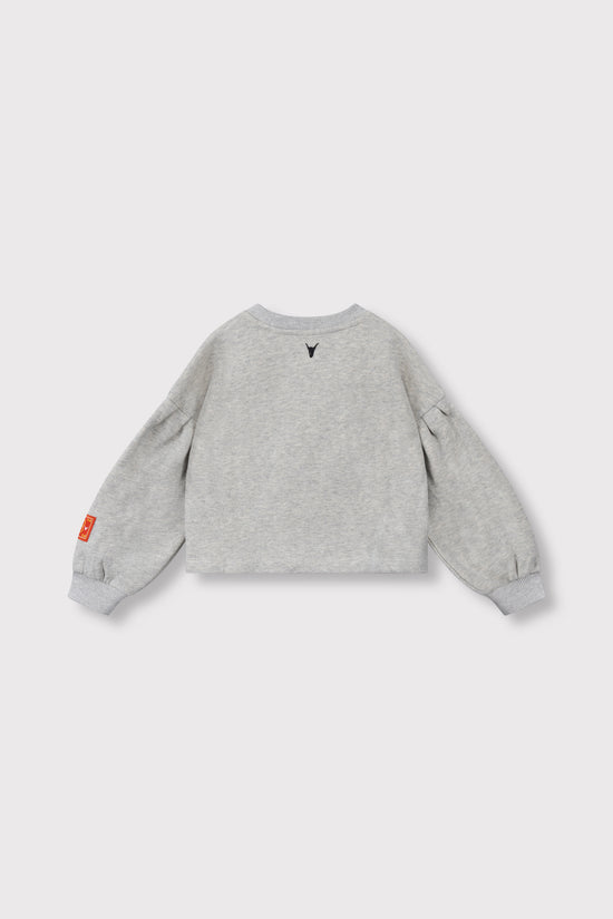 CROPPED LOGO SWEATER
