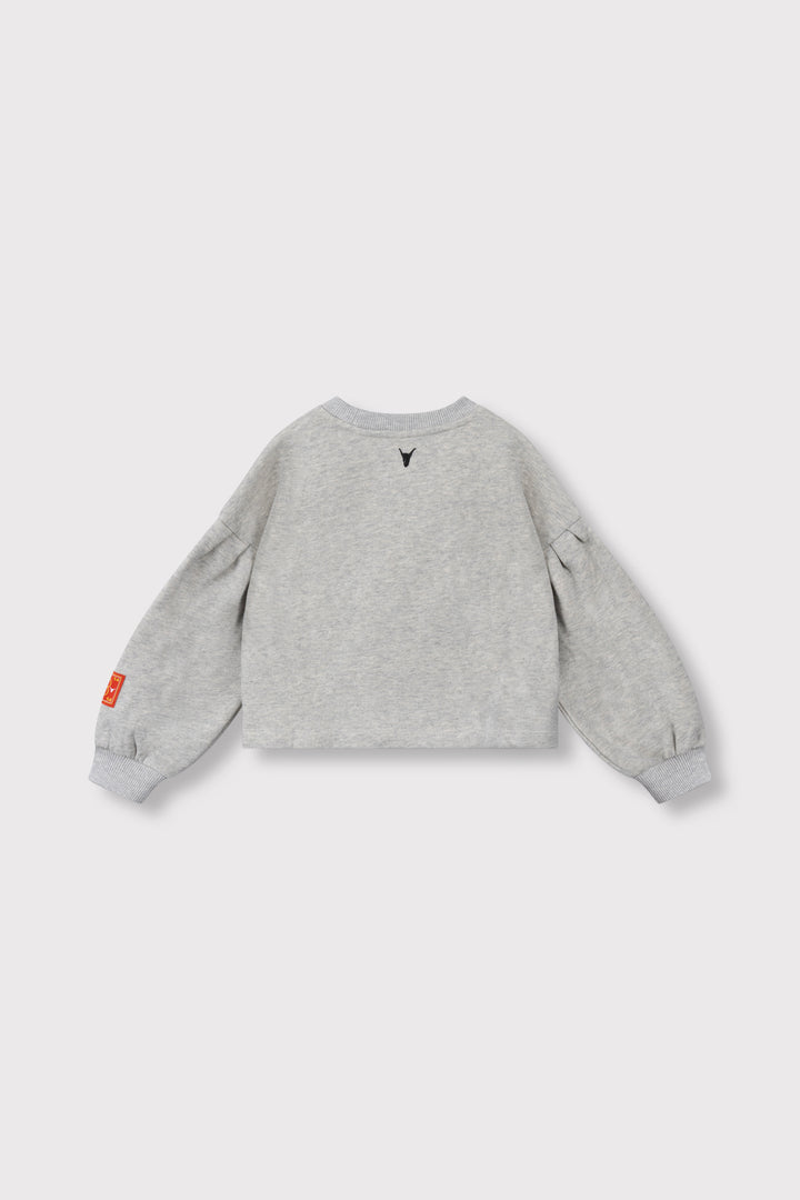 CROPPED LOGO SWEATER