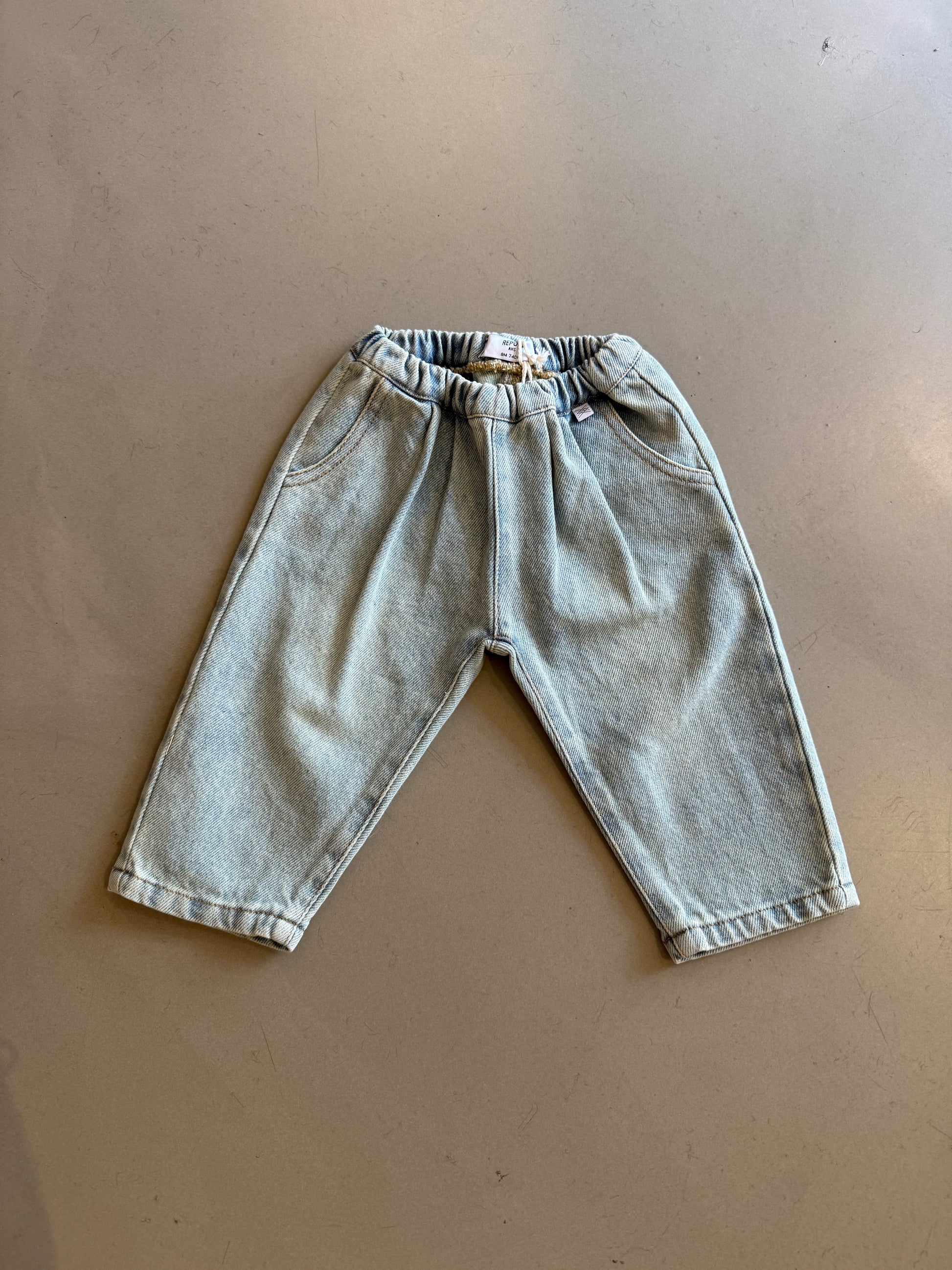 Denim woven pants