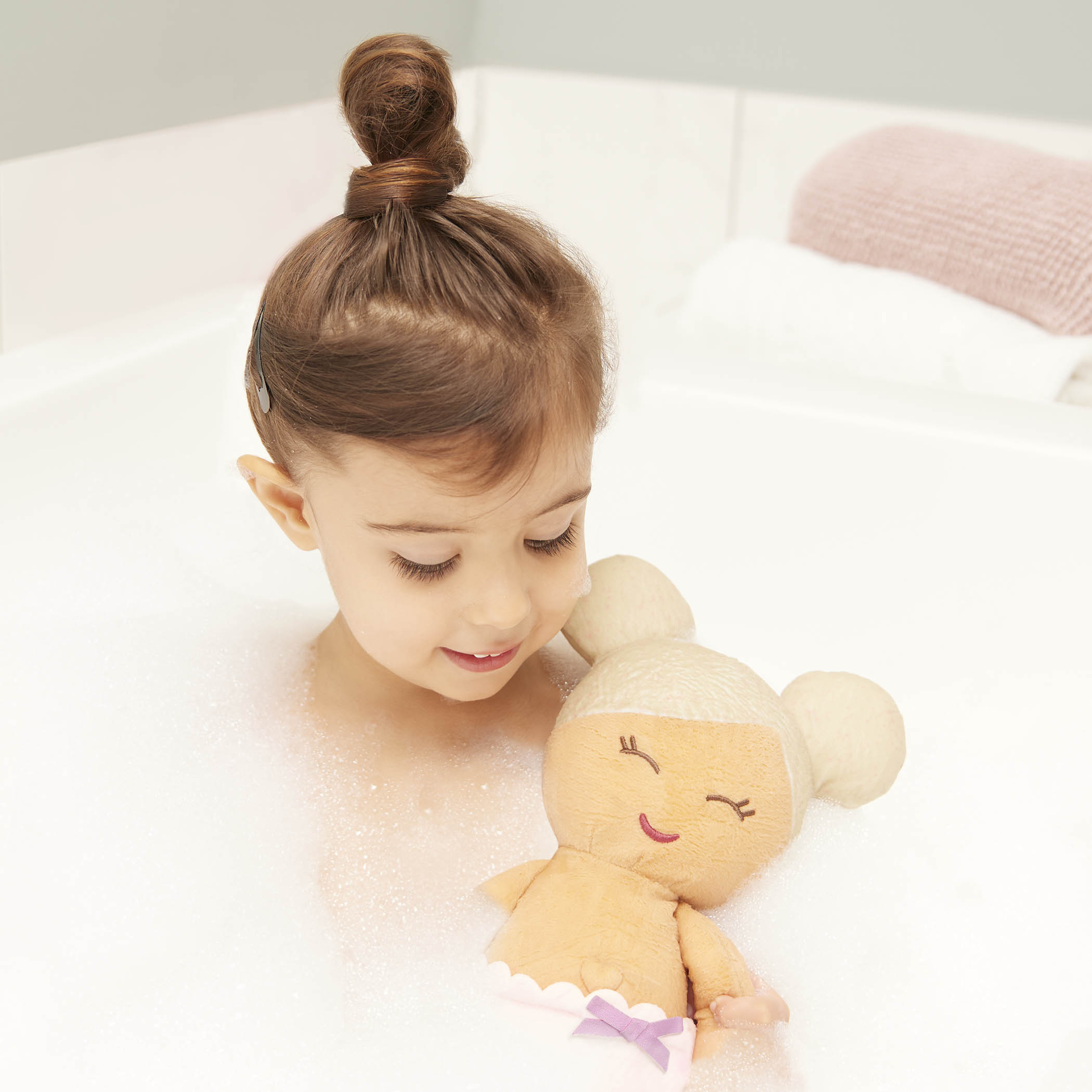 PRE-ORDER Plush Girl Bath Doll & Accessory