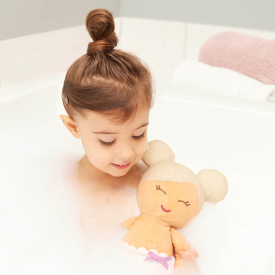 PRE-ORDER Plush Girl Bath Doll & Accessory