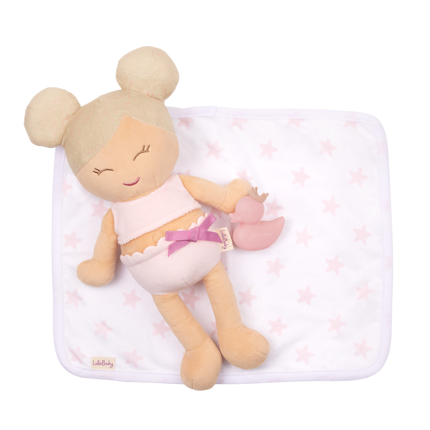 PRE-ORDER Plush Girl Bath Doll & Accessory