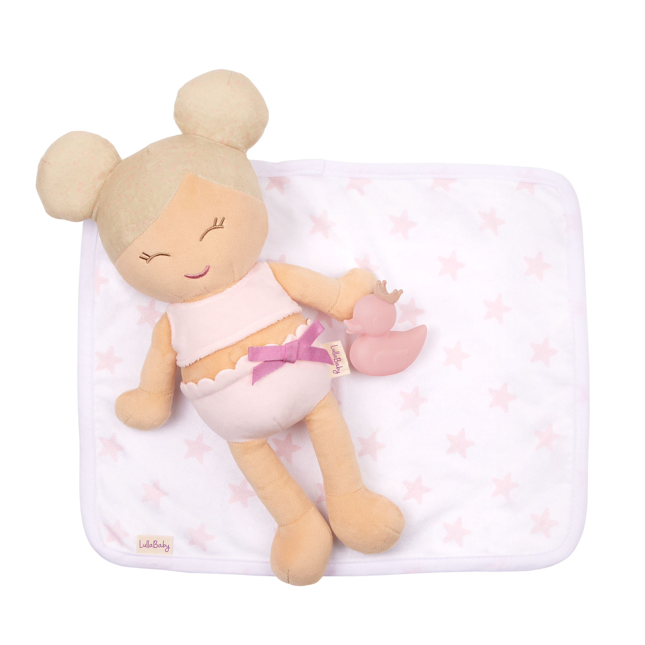 PRE-ORDER Plush Girl Bath Doll & Accessory