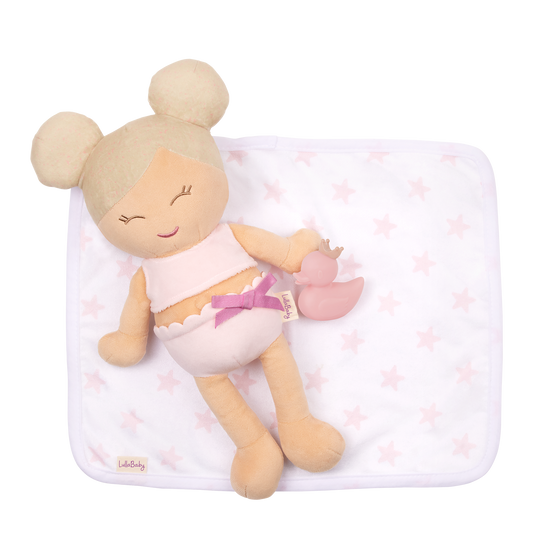 PRE-ORDER Plush Girl Bath Doll & Accessory