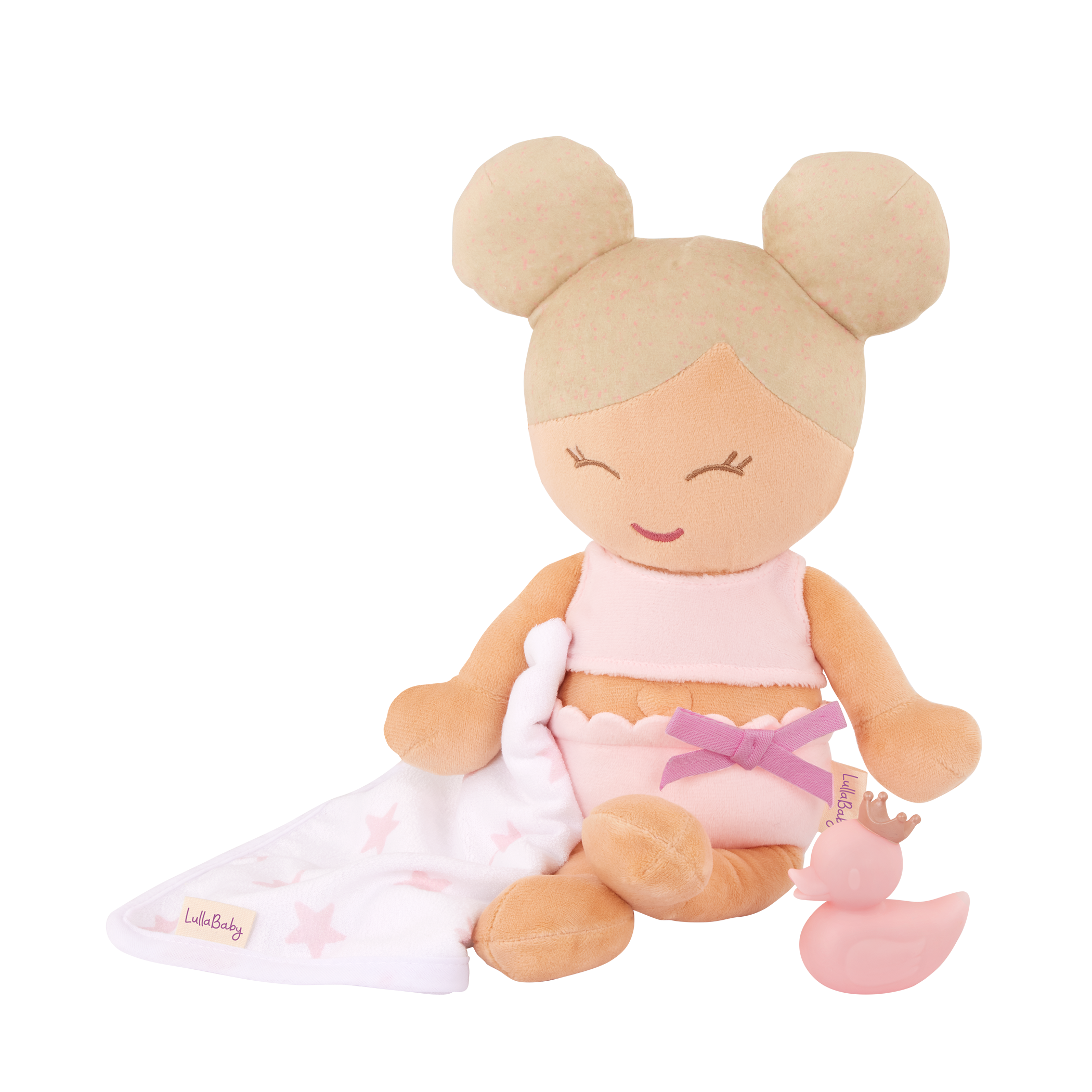 PRE-ORDER Plush Girl Bath Doll & Accessory