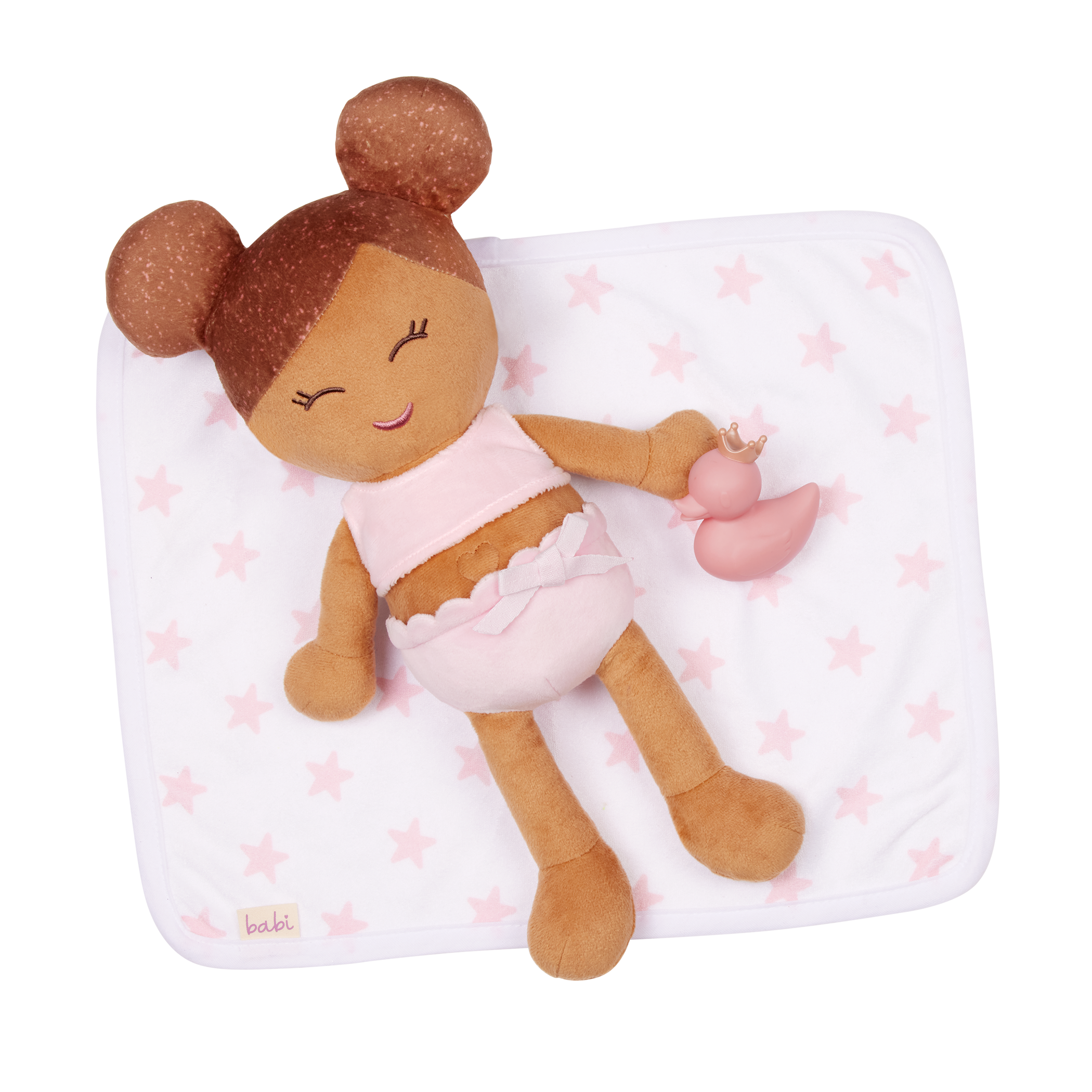PRE-ORDER Plush Girl Bath Doll & Accessory