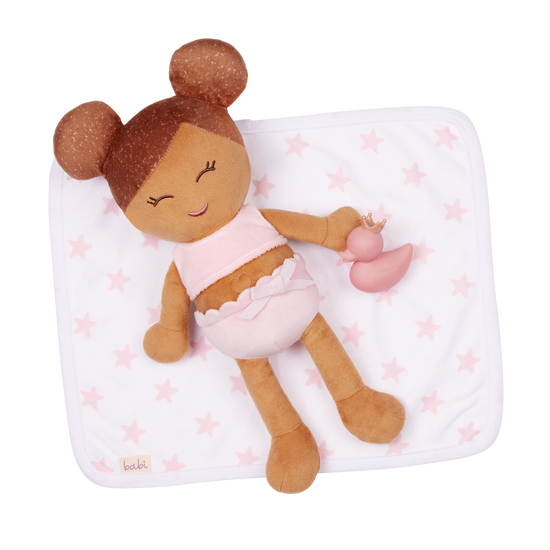 PRE-ORDER Plush Girl Bath Doll & Accessory
