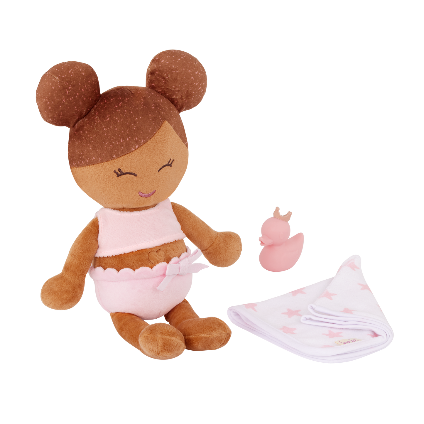 PRE-ORDER Plush Girl Bath Doll & Accessory