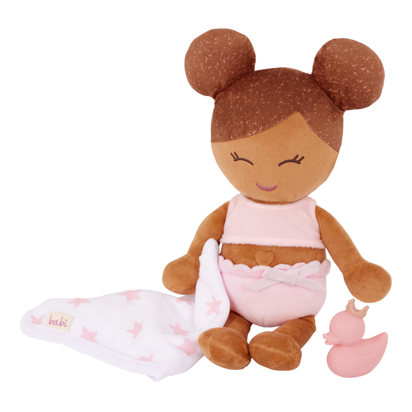PRE-ORDER Plush Girl Bath Doll & Accessory