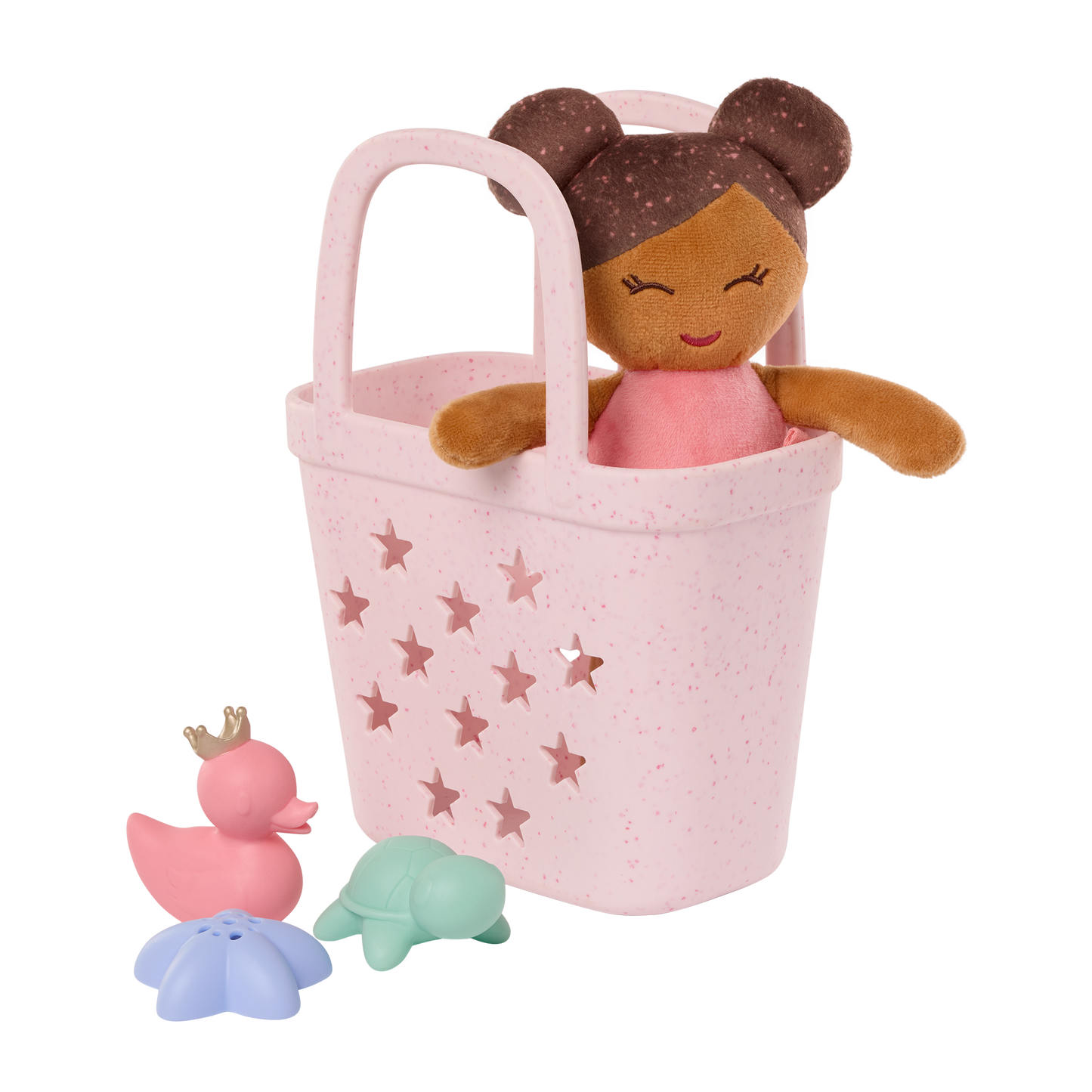 PRE-ORDER Bath Doll w/ Acc. in a Basket Playset