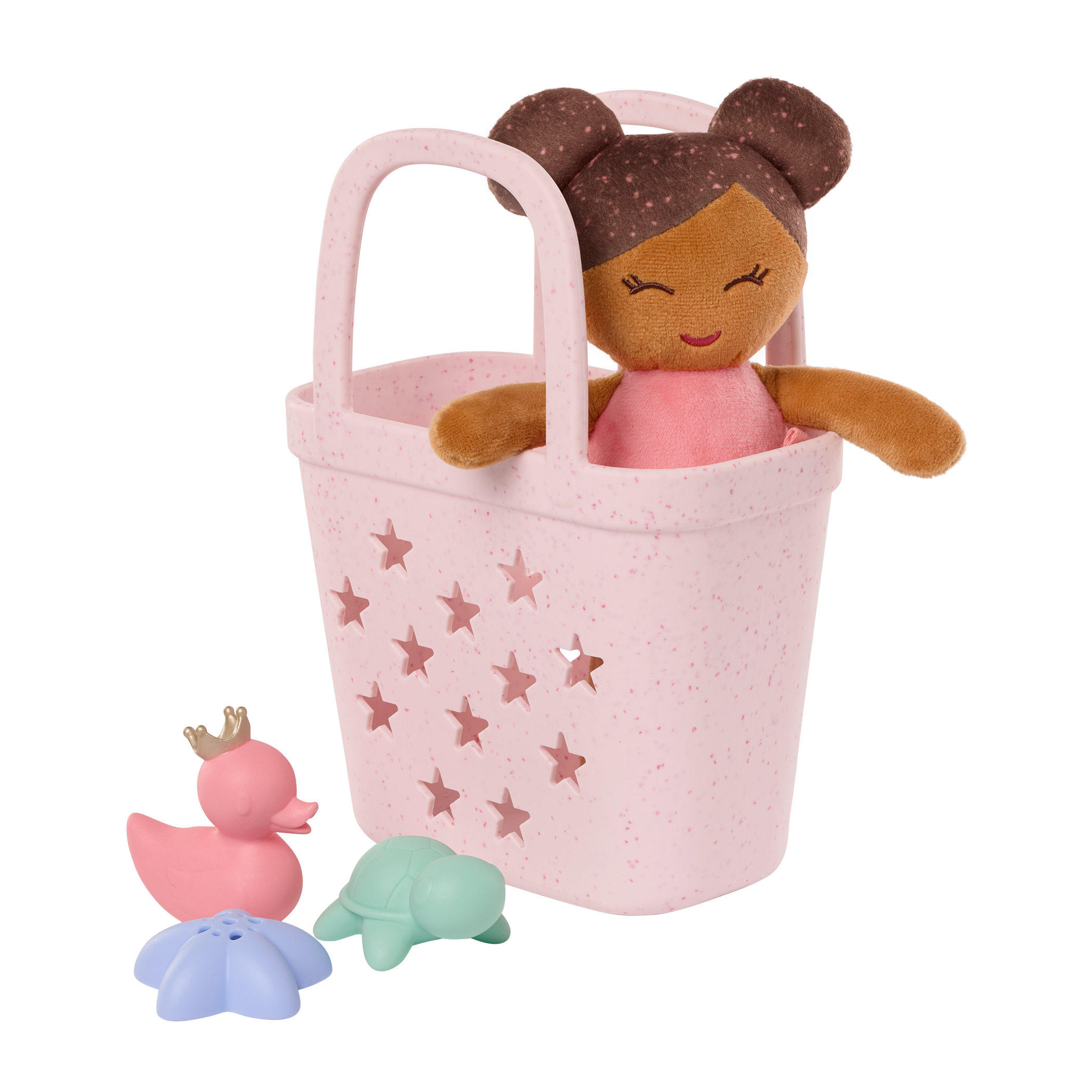 PRE-ORDER Bath Doll w/ Acc. in a Basket Playset
