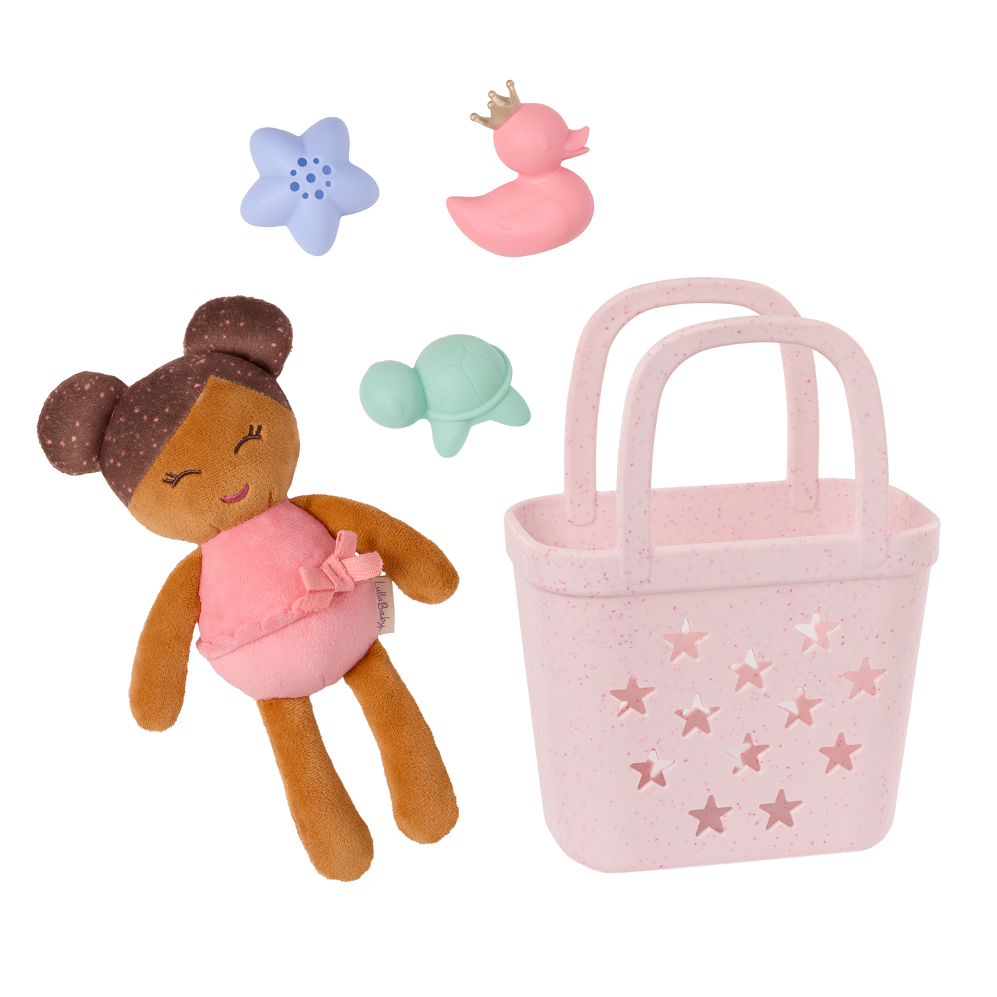 PRE-ORDER Bath Doll w/ Acc. in a Basket Playset
