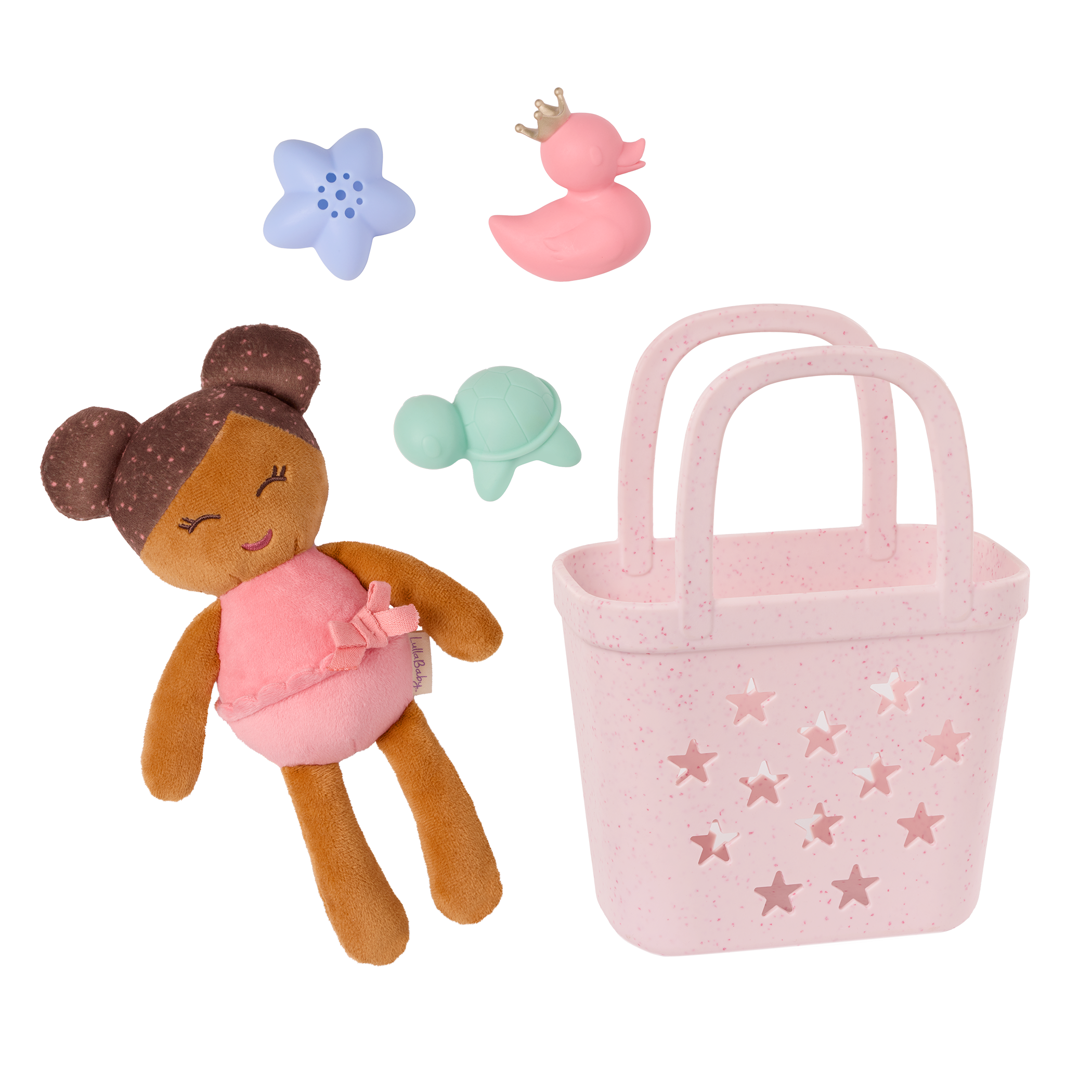 PRE-ORDER Bath Doll w/ Acc. in a Basket Playset