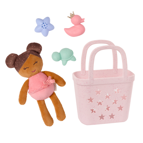 PRE-ORDER Bath Doll w/ Acc. in a Basket Playset