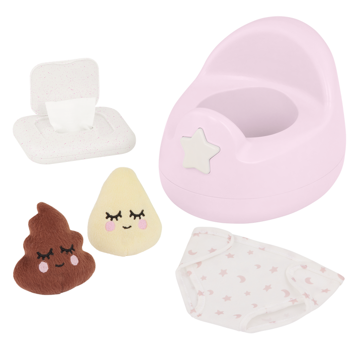 PRE-ORDER Dolly Potty set Pink